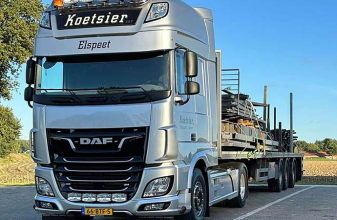 Afgeleverd aan Koetsier Transport Elspeet; dikke DAF XF Super Space Cab